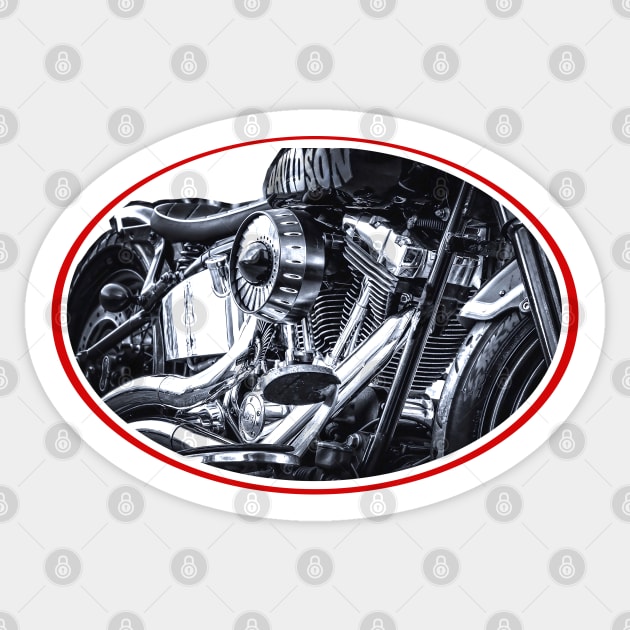 Motorcycle Bike engine Sticker by Aurora X